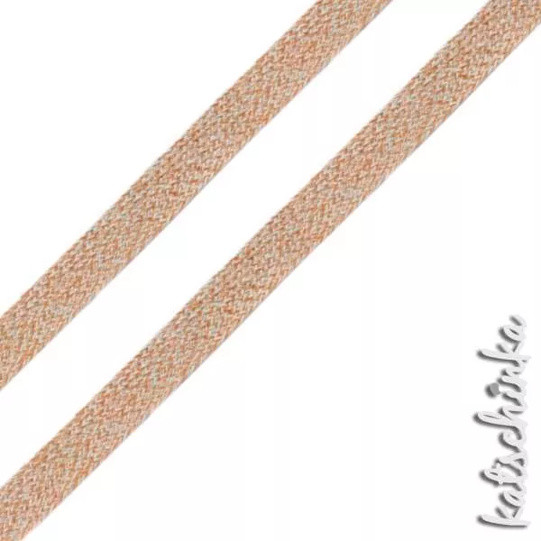 Flache Baumwoll-Kordel meliert 20 mm – Hochwertiges Hoodieband für Kleidung & Taschen